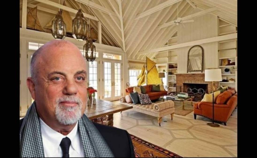 Billy Joel: la casa del pianista estadounidense vale 35 millones de dólares.