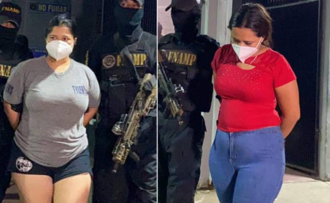 Dos supuestas extorsionadoras fueron capturadas este jueves por agentes de la Fuerza Nacional Anti Maras y Pandillas (FNAMP) en El Progreso, Yoro, y en Choloma, Cortés.