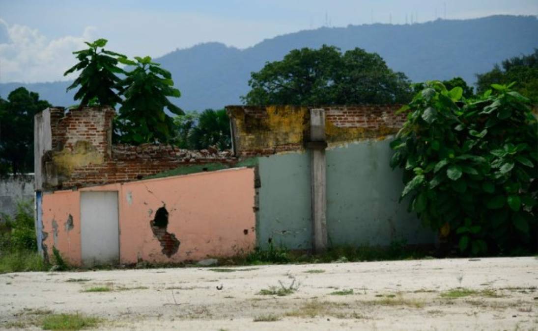 Así ha quedado lo que antes era el centro penal de San Pedro Sula, considerado el más peligrosos del país. Foto: Yoseph Amaya