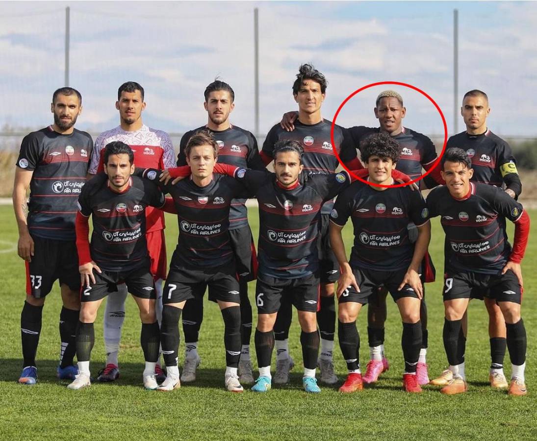 El delantero hondureño participó en un amistoso del equipo iraní hace un par de días.