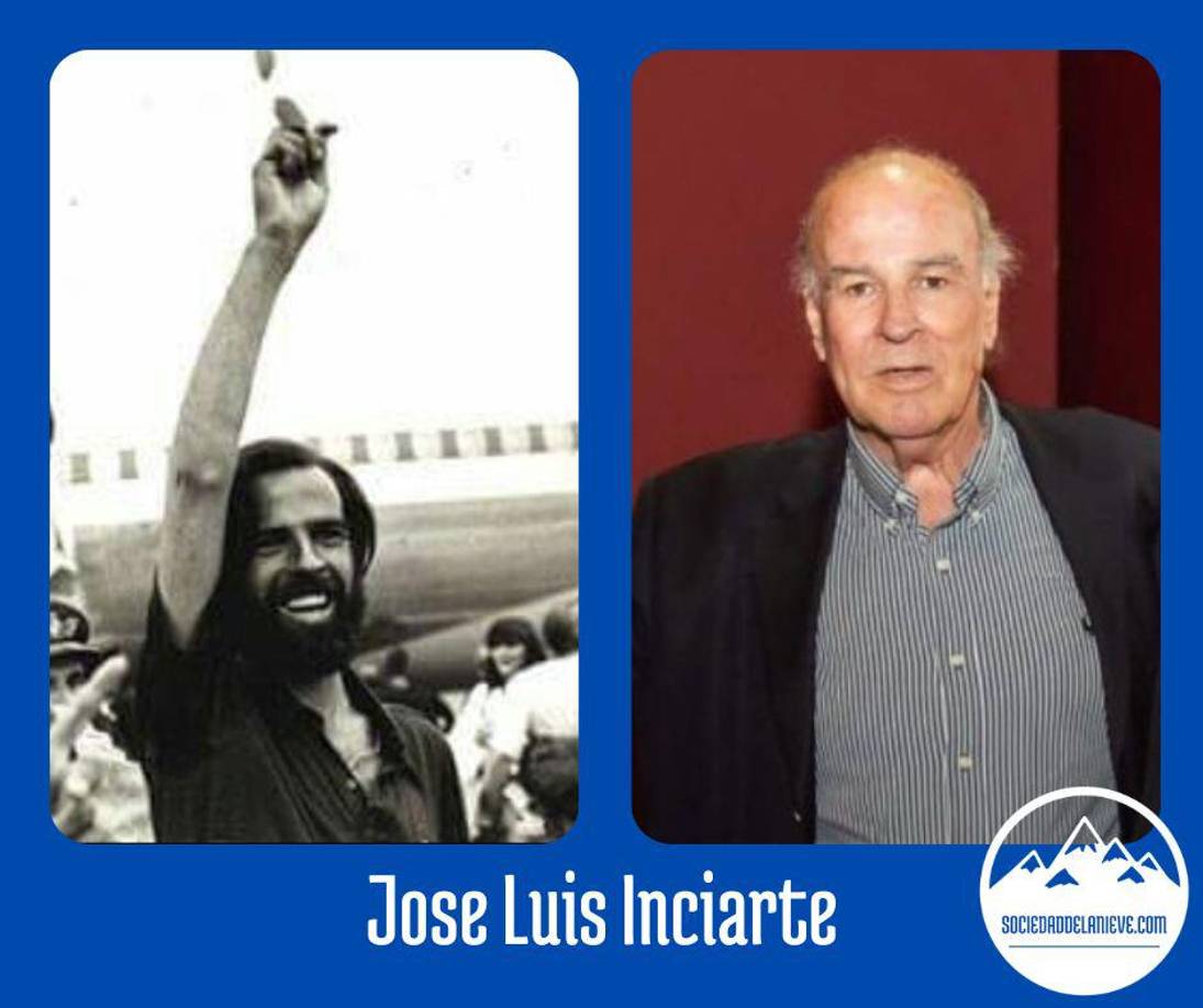 José Luis Inciarte:Era estudiante de <b>Ingeniería Agrónoma</b> y no formaba parte ni tenía vínculo directo del equipo de rugby Old Christians. Unos amigos le animaron a sumarse al viaje a Chile. Fue uno de los supervivientes a los que les<b> costaba mucho alimentarse del cuerpo de sus compañeros</b>. Sentía mucho rechazo físico y repugnancia. Especialmente cuando estaba cruda. Después de la avalancha se le gangrenó un pie y tuvo que «operarlo» utilizando una cuchilla. Posteriormente, la herida se infectó y <b>pasó los últimos días de supervivencia sin poder caminar</b>. Con el paso del tiempo, <b>contrajo matrimonio con su gran amor y novia de la infancia Soledad</b>, con quien tuvo <b>3 hijos</b>. <b>Lechero</b> de profesión, fue uno de los mayores productores de lácteos de Uruguay durante muchos años.Posteriormente se jubiló para dedicarse a su gran pasión:<b> la pintura. </b>Escribió un libro basado en su experiencia en la montaña e imparte charlas motivacionales. Ha tenido algunos problemas de salud en los últimos años y varias intervenciones. Tristemente, y tras su larga enfermedad, <b>Coche Inciarte falleció el jueves 27 de julio de 2023</b> a los 75 años de edad.