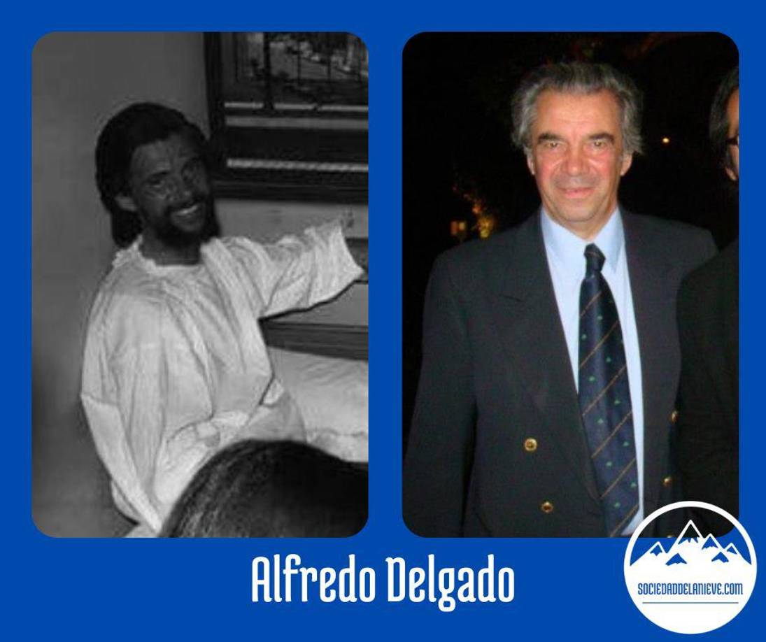 Alfredo Delgado:Estudiaba en la Facultad de Derecho, cumplió 25 años en la montaña. Tenía heridas de gravedad en una de sus piernas, lo que le incapacitada para moverse durante los 72 días de supervivencia.Poco a poco recuperó su vida, se graduó de abogado y s<b>e casó con Susana Sartori</b> , su novia de toda la vida. Que lo sintió vivo durante los setenta y dos días que estuvo en los Andes. <b>Tuvieron cuatro hijos.</b> Actualmente, es dueño de uno de los estudios notariales mas prestigiosos de Uruguay. Reside en Carrasco y ha dicho públicamente que prefiere no volver a hablar del terrible accidente porque le es muy doloroso.Fuente: sociedaddelanieve.com