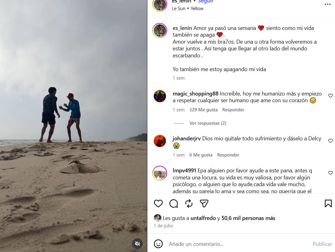 Mister Venezuela se despide de su pareja tras una búsqueda de 17 días