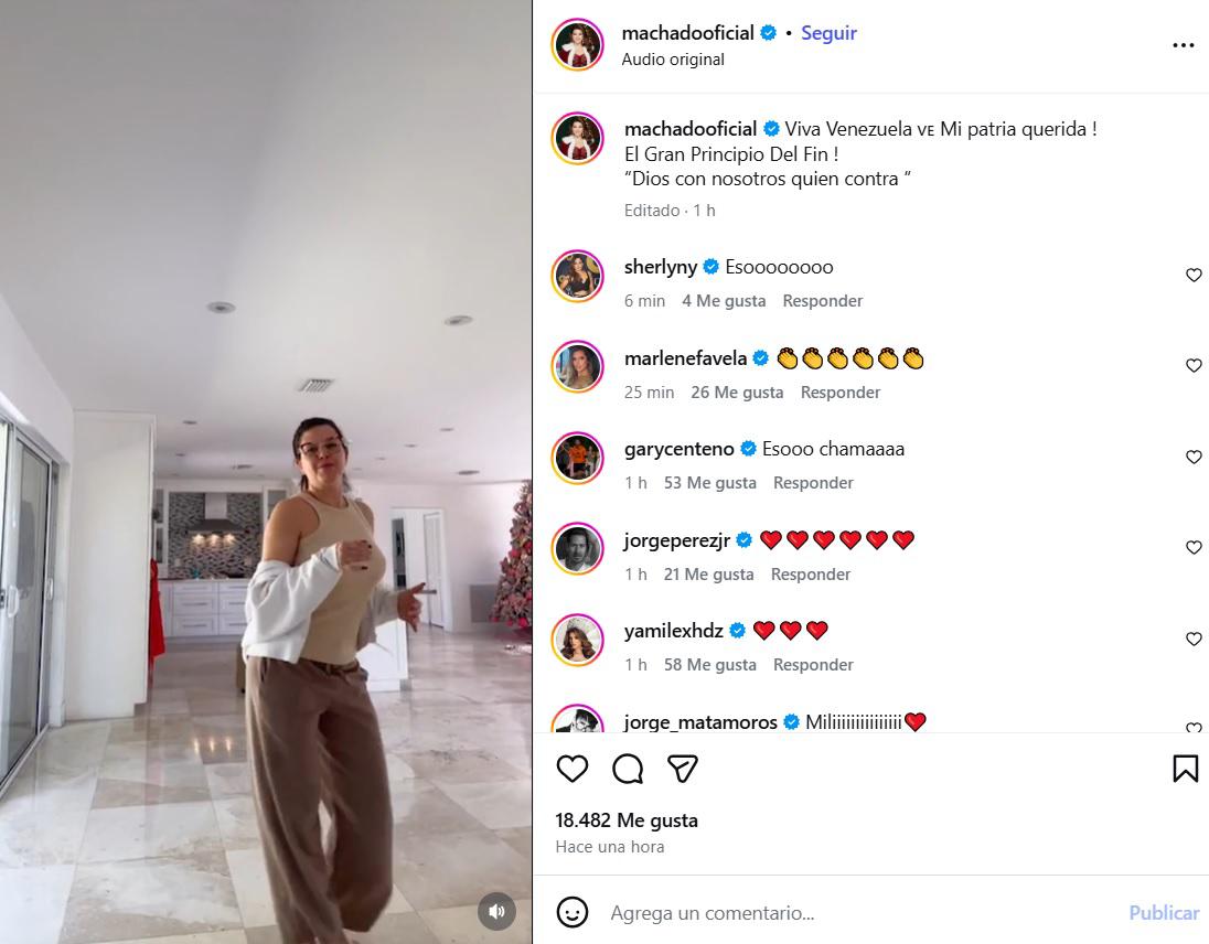 Famosos venezolanos celebran la captura de Maduro