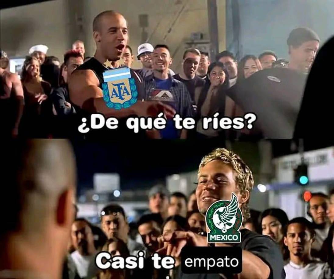 Memes: Burlas a México tras caer ante Argentina