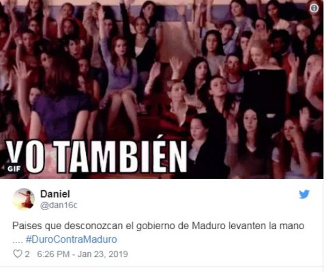 Estados Unidos reconoció casi de inmediato el Gobierno de Guaidó, seguido por Canadá, Brasil, Colombia, Israel y muchos otros países de la región.