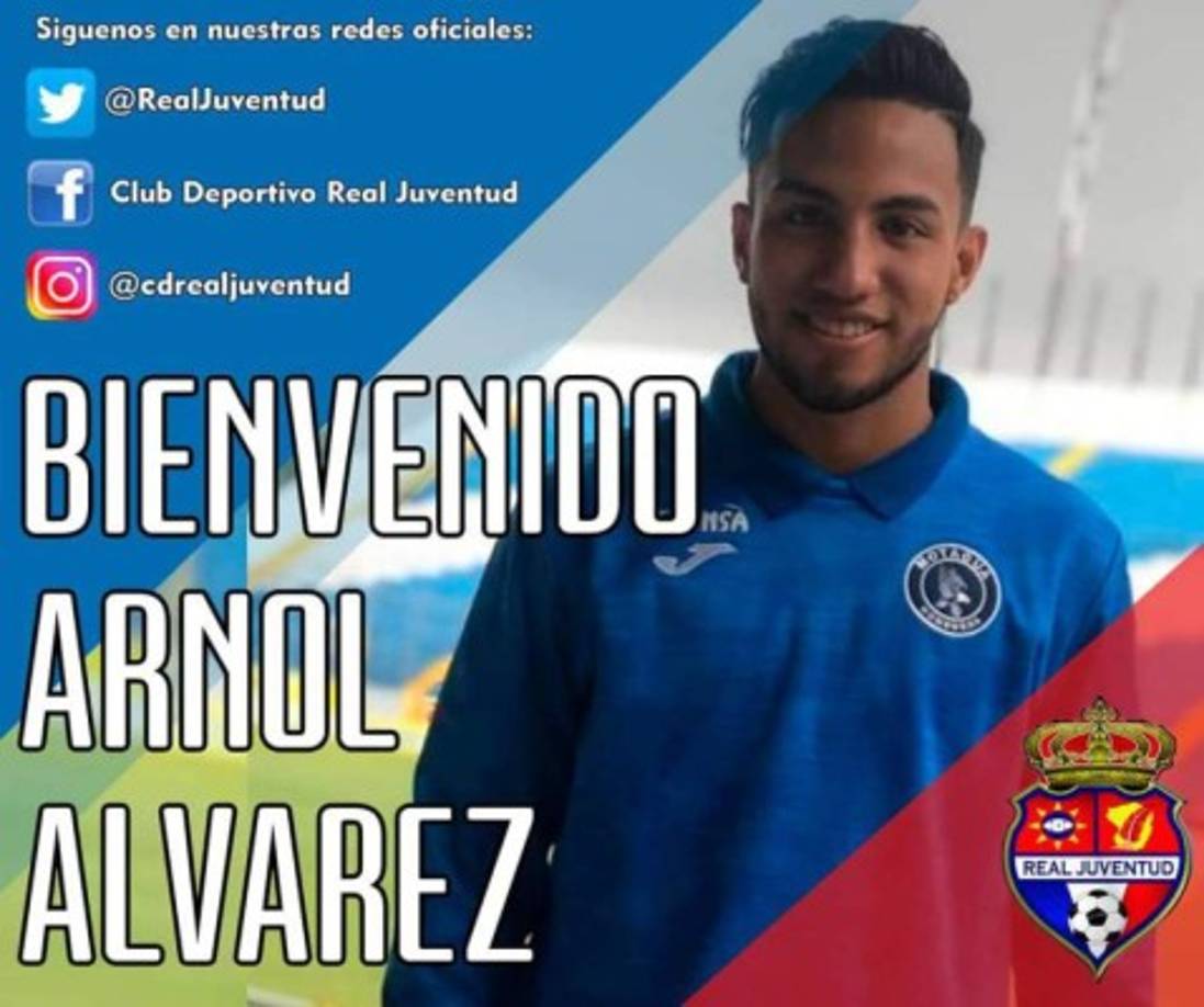 Arnold Álvarez: Joven que no sigue en Motagua y se ha unido al Real Juventud de la Liga de Ascenso.