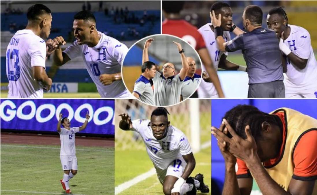 Las imágenes de la victoria por goleada de Honduras (4-0) sobre Trinidad y Tobago en la Liga de Naciones de la Concacaf, en el estadio Olímpico. Foto Neptalí Romero y Yoseph Amaya