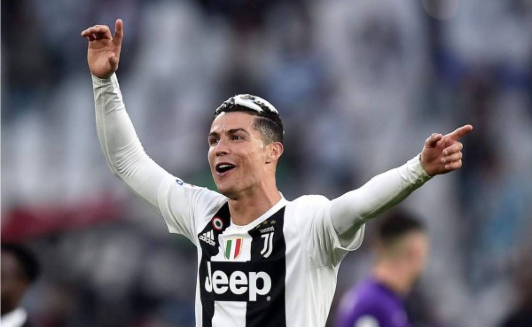 La alegría de Cristiano Ronaldo por ganar su primer 'Scudetto' con la Juventus era evidente.