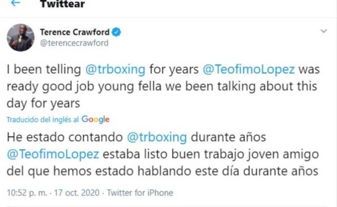 Terence Crawford: Boxeador de Estados Unidos.