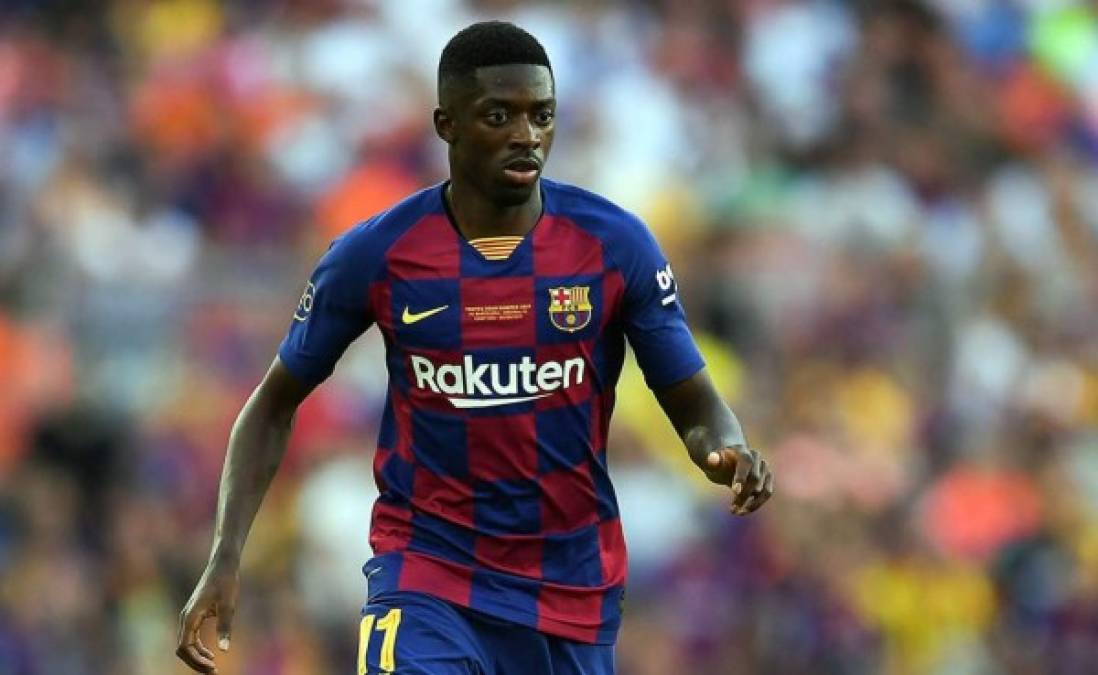 13. Ousmane Dembélé (22 años) - Extremo francés del FC Barcelona cuenta con un valor de 100 millones de euros.