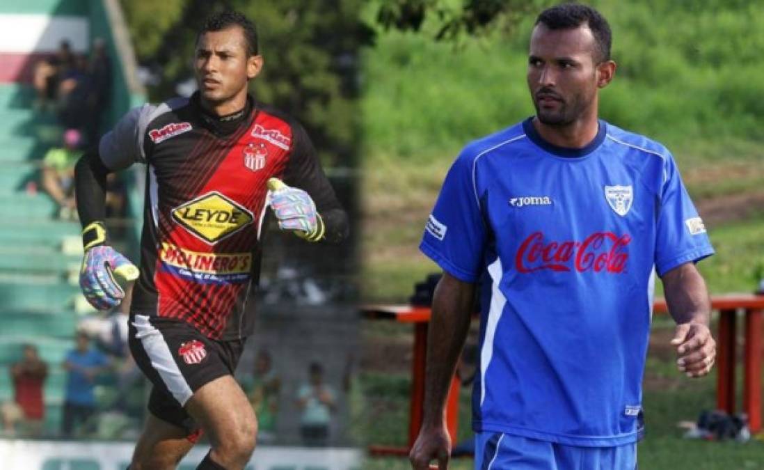 Los Vallecillos - Orlin, portero, y Erick, defensa, vistieron la camiseta del Real España.