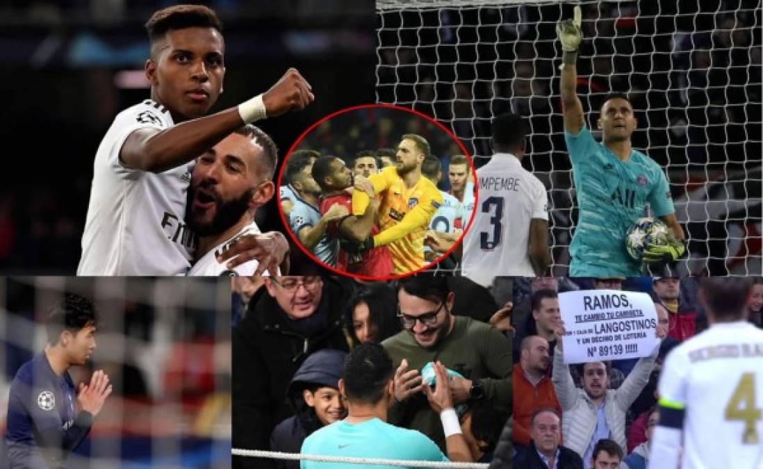 Las imágenes del día en la cuarta jornada de la Champions League, en la que destacaron Keylor Navas con el PSG y Rodrygo con el Real Madrid.