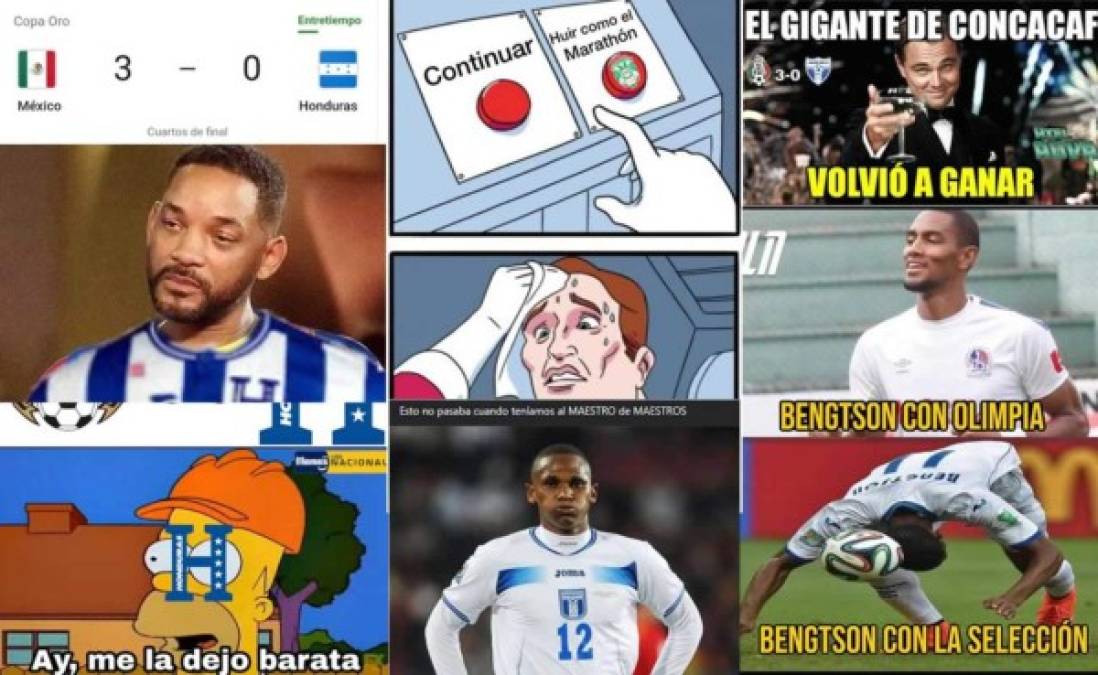 Los memes que dejó la goleada sufrida por la Selección de Honduras contra México en los cuartos de final de la Copa Oro 2021. El equipo catracho quedó eliminado.
