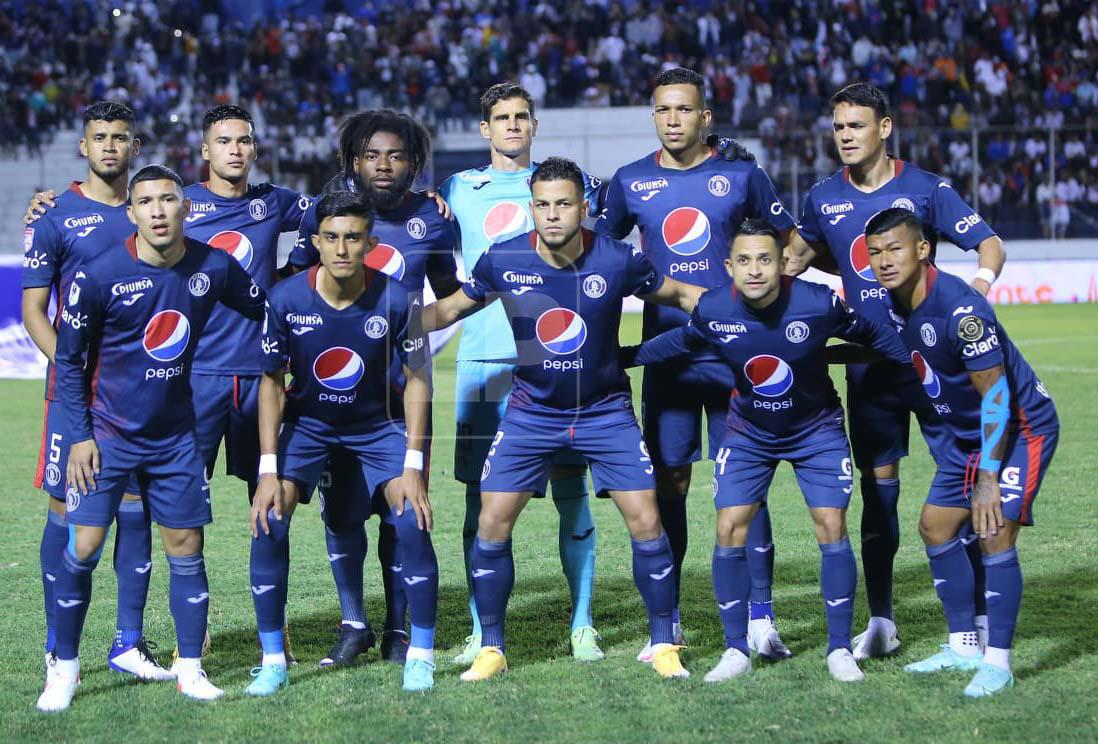 El 11 titular del Motagua que empató sin goles ante Olimpia.