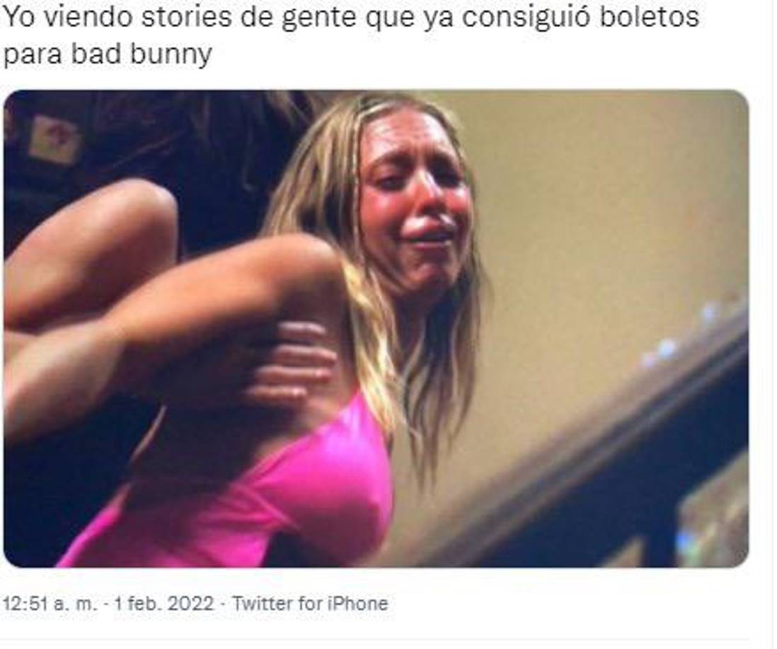 Se agotan boletos para concierto de Bad Bunny y las redes estallan con los mejores memes