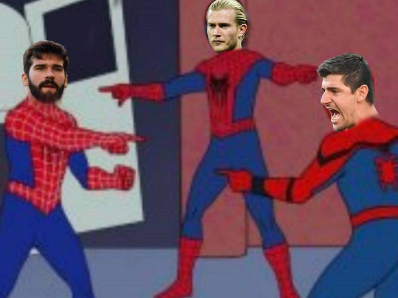 Así se burlaron las redes sociales del Liverpool y de los errores de los arqueros, Courtois y Alisson Becker.