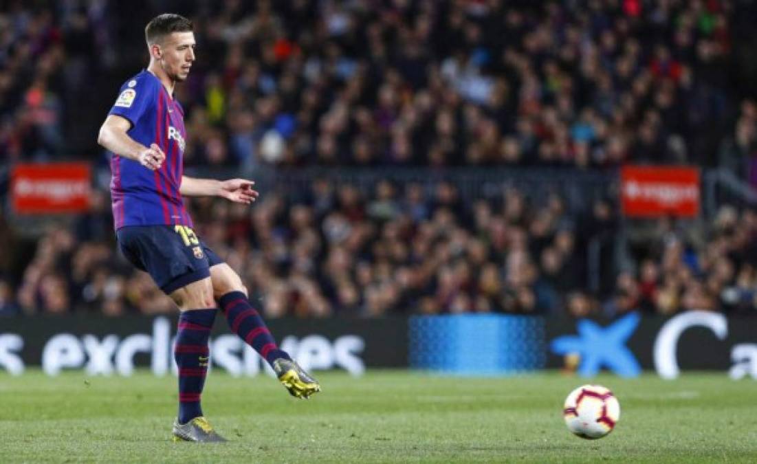 Clément Lenglet: Se ha ganado la titularidad en el Barcelona y será otro de los centrales del club catalán ante Dortmund. Será la pareja central de Piqué.