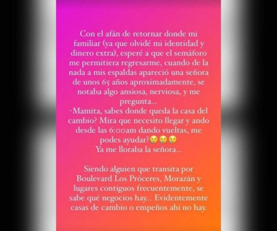 El modus operandi de la banda de secuestradores incluyó a una persona de la tercera edad, según relata la joven.