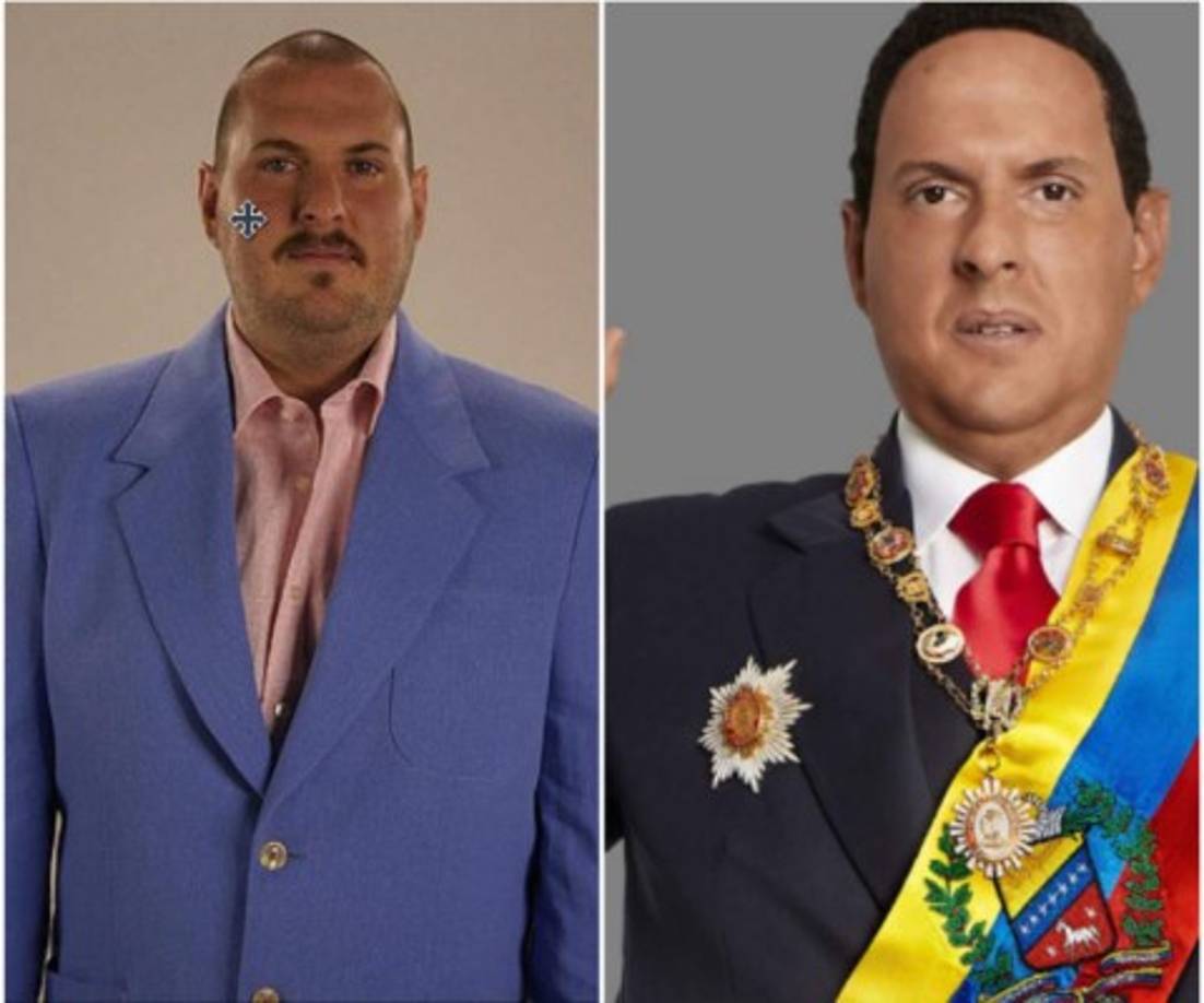 Parra interpretó a dos famosos personajes uno fue 'Anestesia' en la serie 'El Cartel de los Sapos' y al comandante Hugo Chávez.