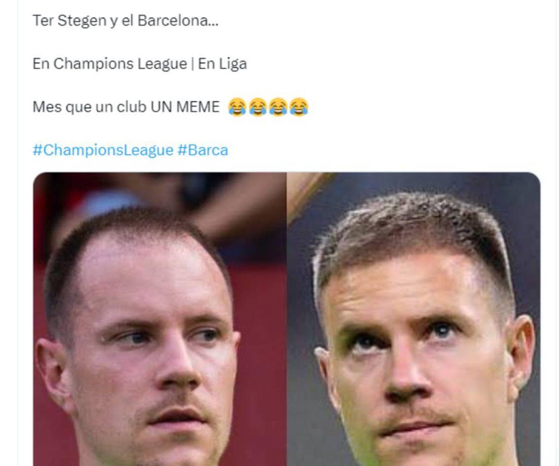 Ter Stegen es el señalado por la derrota del Barcelona en casa del Mónaco ya que por su error fue expulsado Erc Garcia en el minuto 10 del primer tiempo.