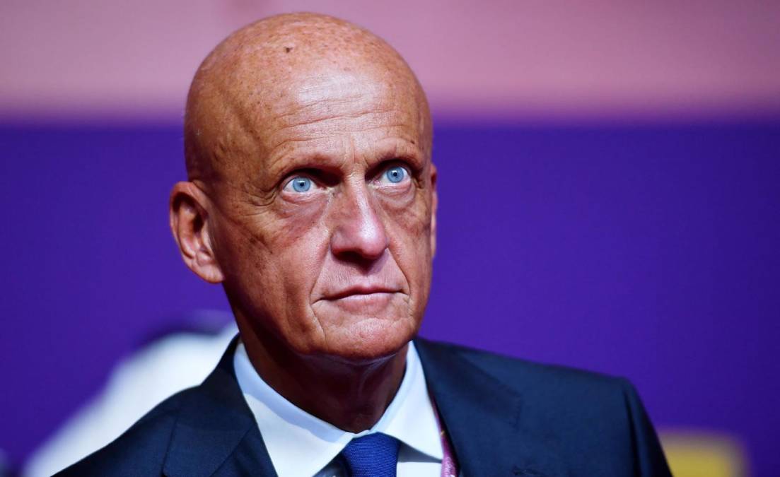 El mítico exárbitro italiano Pierluigi Collina.