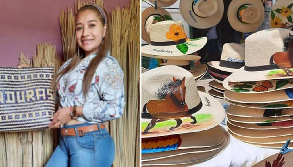 “La Copaneca”: hondureña emprende con negocio de artesanías de junco
