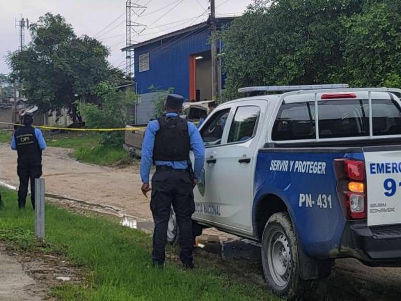 El crimen ocurrió hoy en horas de la madrugada en la colonia San Sebastián, San Pedro Sula.