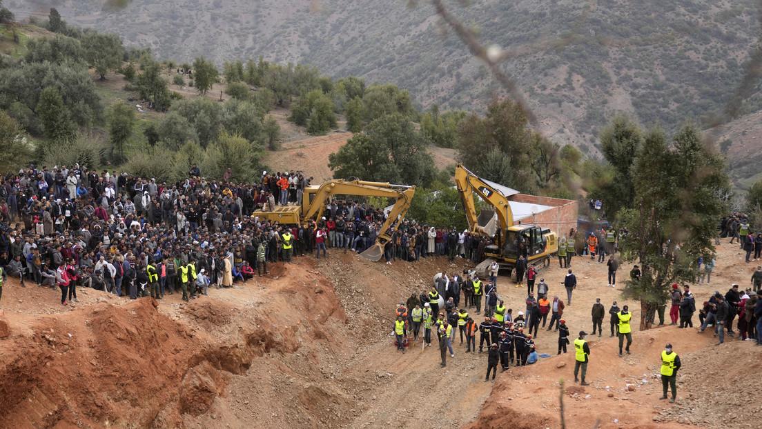 Marruecos, conmocionado, llora al “pequeño Rayan”