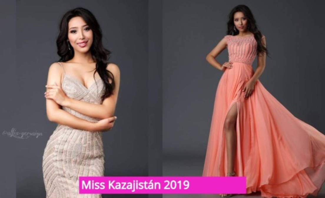 Alfia Yersaiyn (18 años) - Miss Kazajistán Universo 2019