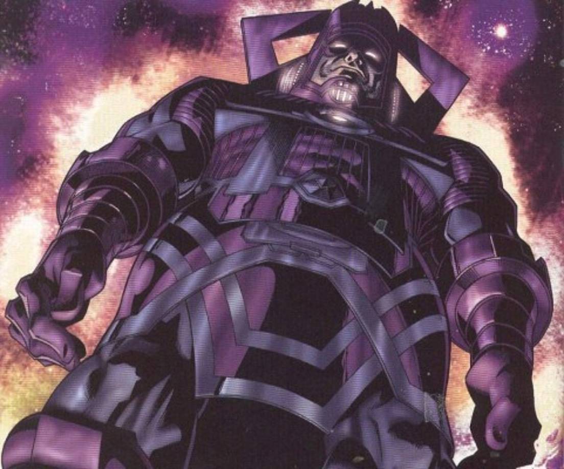 GALACTUS es un destructor de mundos, una fuerza que busca el equilibrio en el universo consumiendo planetas para saciar su 'hambre'. Pero su poder no solo implica destrucción, ya que también es capaz de recrear planetas enteros, por lo que se le considera una entidad quasi-divina.