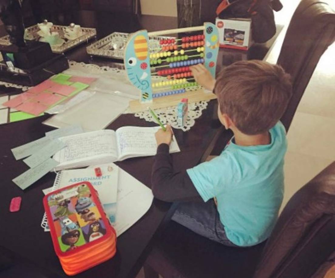 La madre siempre captura los momentos especiales de sus hijos y los comparte a través de Instagram.