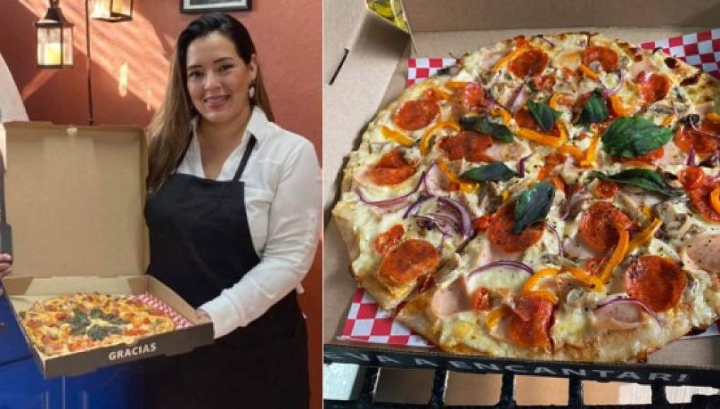 Pizzas elaboradas en horno de barro de psicóloga sampedrana son éxito en la ciudad