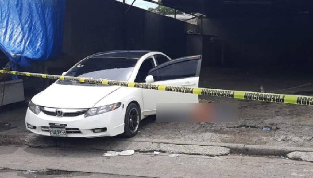 Sujetos en motocicleta matan a taxista en San Pedro Sula