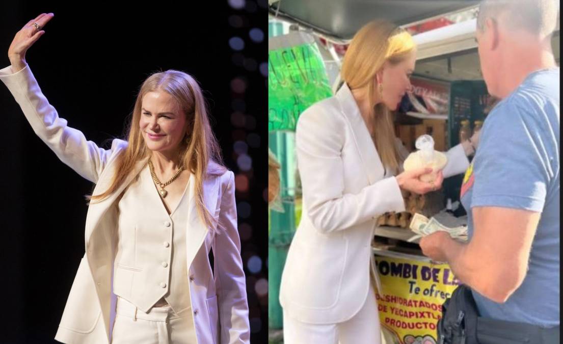 La actriz australiana- estadounidense Nicole Kidman está de visita en México. 