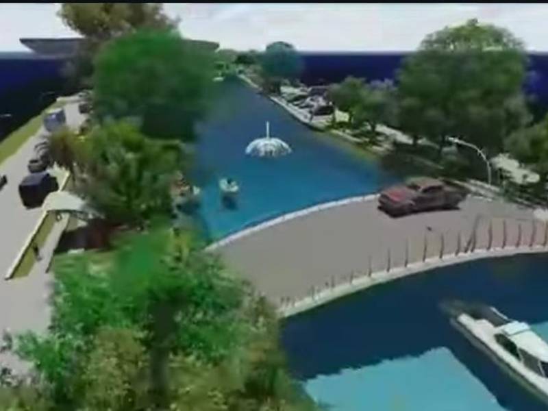 El proyecto para convertir el estero ceibeño en un referente turístico, que ya cuenta con maqueta técnica, solo necesita el respaldo del Congreso Nacional para hacerse realidad.