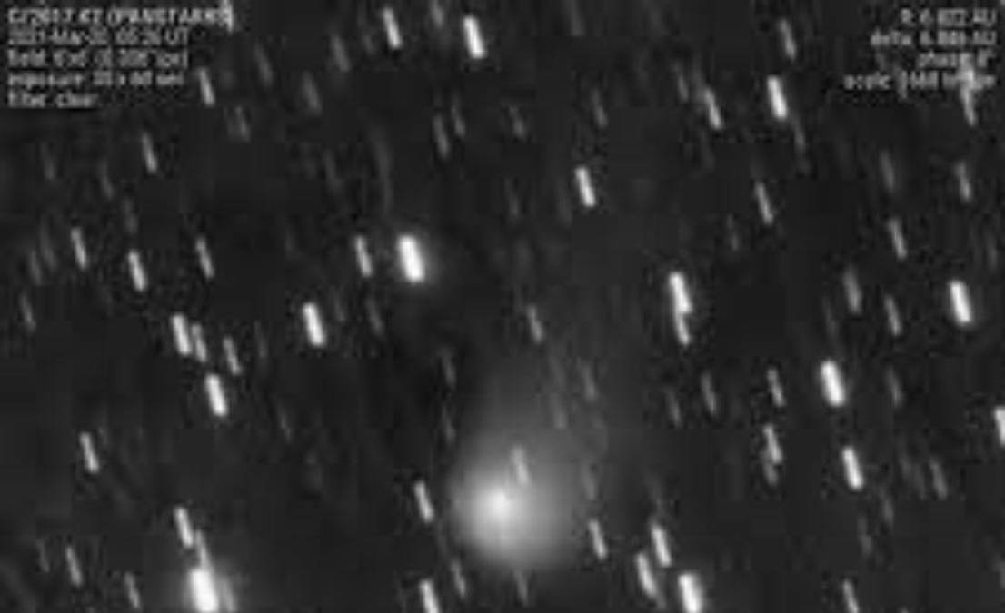 La entidad educativa destacó además en el texto que el cometa “K2” ha desarrollado una atmósfera de gases con un diámetro de 81.000 millas (130.000 kilómetros).