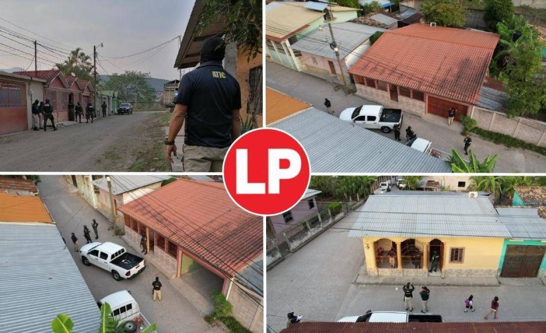 La Operación Fariseo del Ministerio Público es apoyada por el tercer, sexto y noveno Batallón de la Policía Militar apostados en Santa Rosa de Copán, La Entrada y Copán Ruinas.