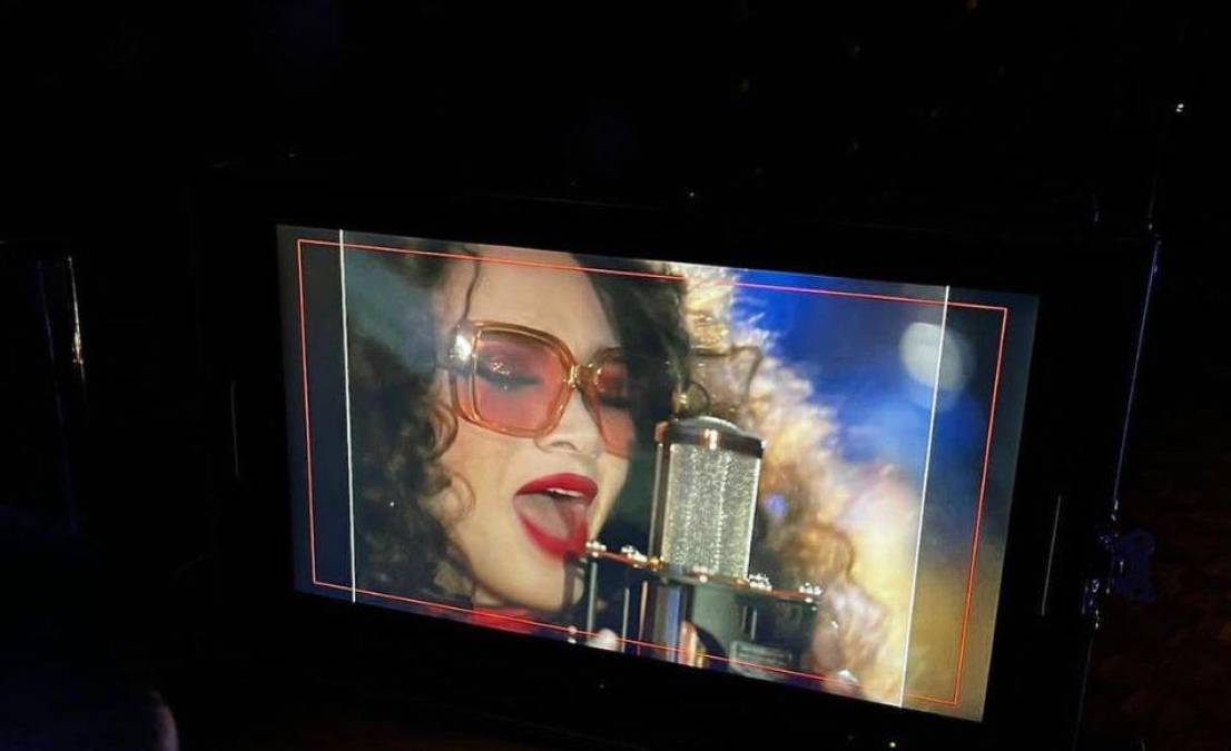 Filtran primeras imágenes de la grabación del nuevo video musical de Cesia Sáenz y Sony Music