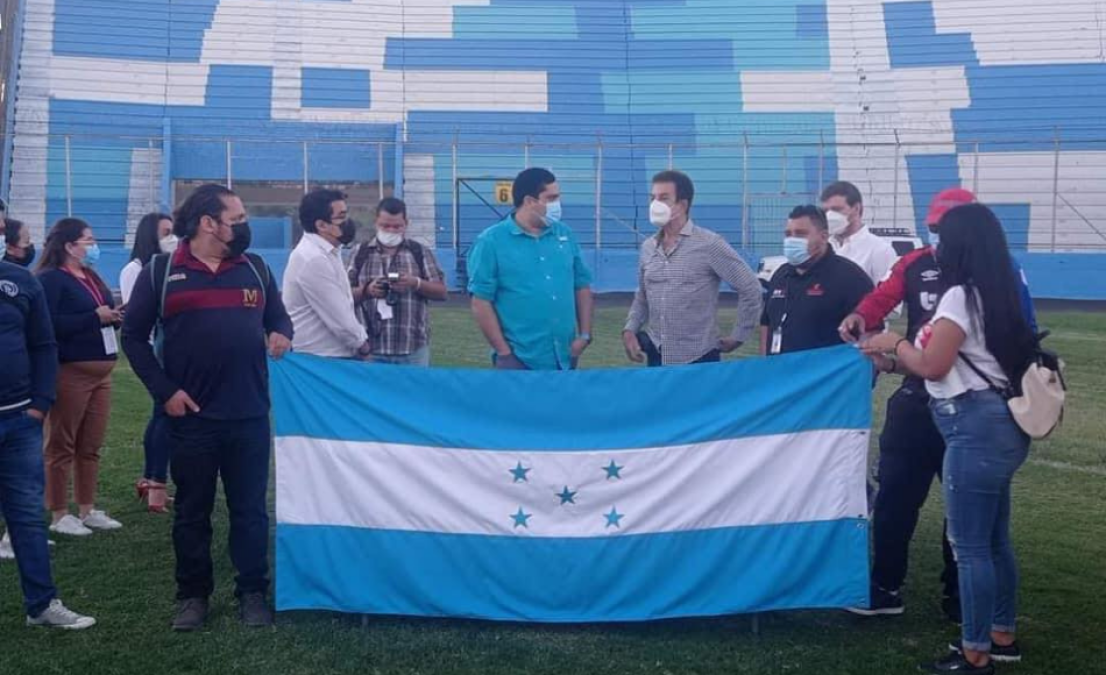 El estadio ya ha sido escenario de los primeros eventos del nuevo Gobierno, como la firma de paz entre las barras de Honduras.
