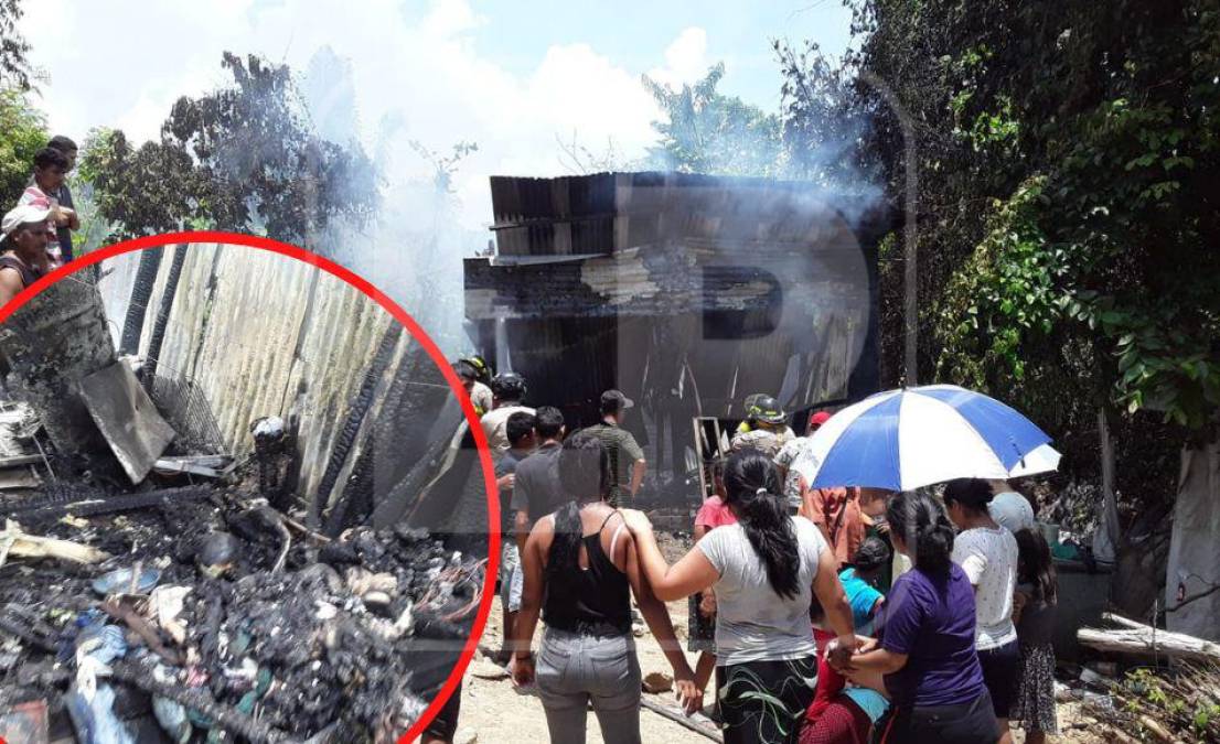 Dos hermanitas fallecieron calcinadas este viernes en San Pedro Sula.