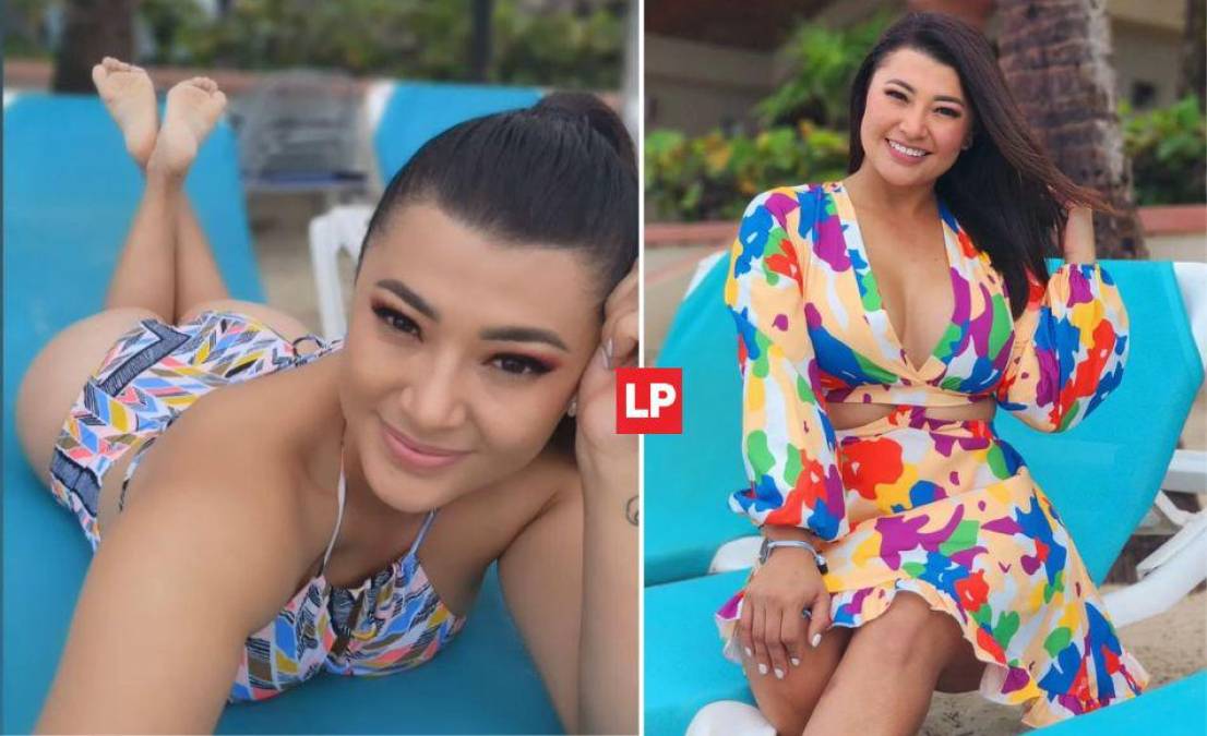 La presentadora de televisión compartió en sus redes sociales imágenes de sus vacaciones desde la paradisíaca isla de Roatán.