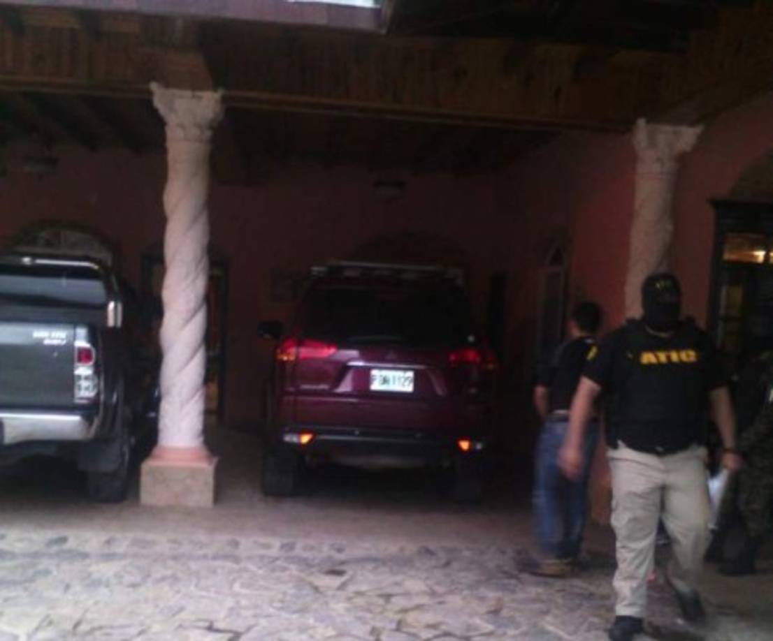 Casa allanada por la Atic, Policía Militar y la Dirección de Lucha Contra el Narcotráfico (DLCN).