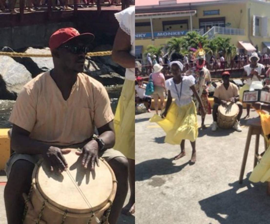 Y no tardó en compartir los encantos que ofrece la isla hondureña con sus más de 120,000 seguidores en Instagram.