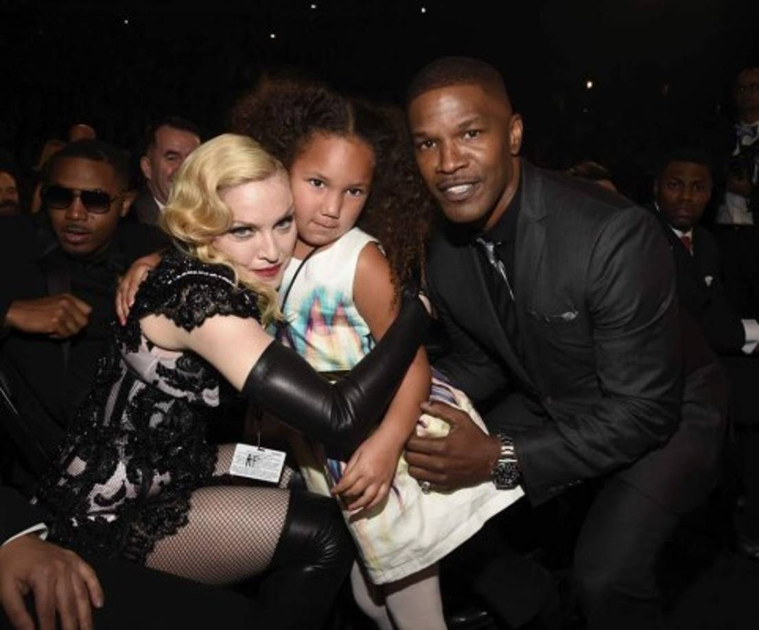 Madonna, Annalise Bishop y Jamie Foxx.