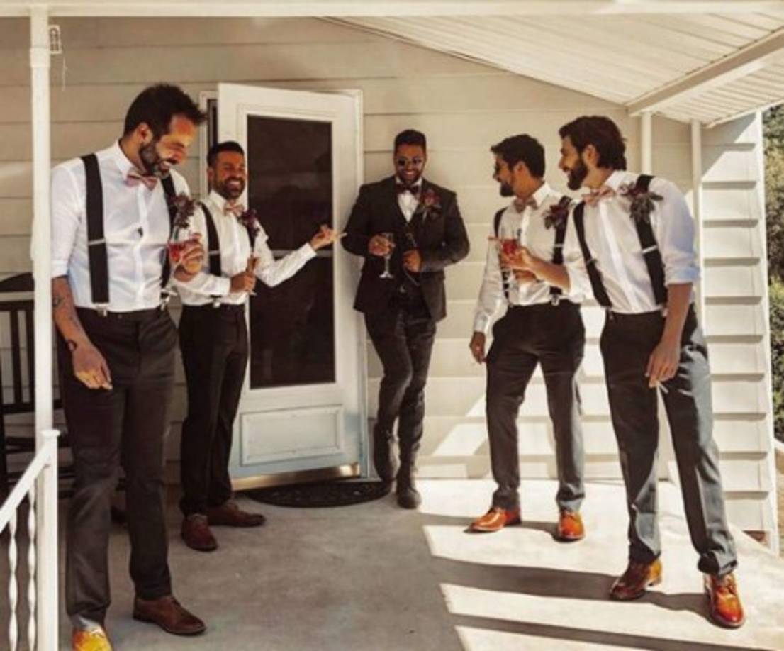 Fernando Noriega fue parte de los caballeros del cortejo.