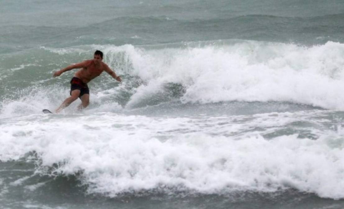 Los floridanos no pudieron disfrutar de la playa durante el feriado por el Labor Day en Estados Unidos.