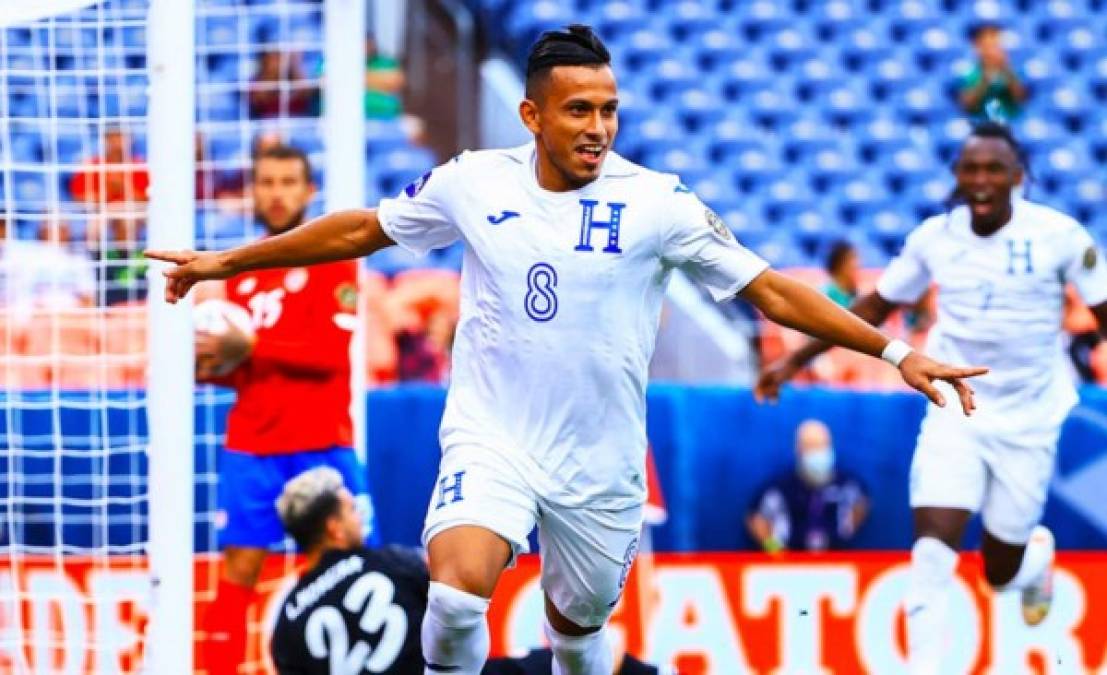 Edwin Rodríguez: Tuvo una gran participación con Honduras en Denver y fue incluido en el 11 ideal de la Nations League. Foto Twitter Nations League.