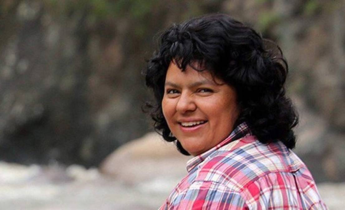 Fotos de las últimas luchas de Berta Cáceres