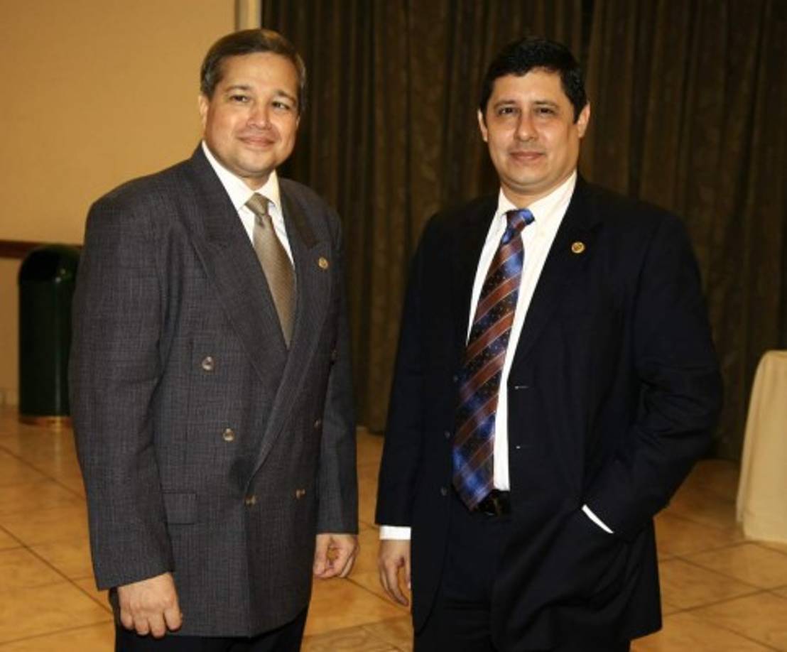 Humberto Calderón y Cristian Cálix.